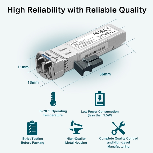 TP-Link Omada 10GBase-LR SFP+ LC Transceiver ,TL-SM5110-LR New - Buy Online India