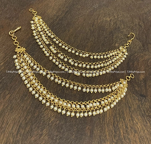 Traditional Maatal Side Chain Pearls