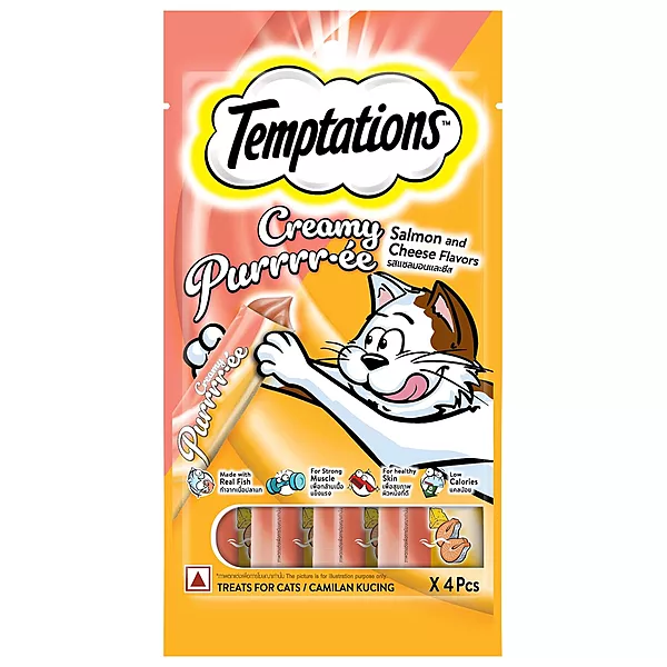 Temptations Salmon and Cheese Treats for Cats
