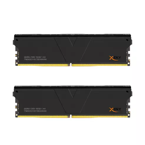 XSKY V-COLOR DDR5 Gaming Memory Manta INTEL XMP 32GB Kit (16GBx2) CL34/1.4V-7200Mhz, TMXSO1672834KKK