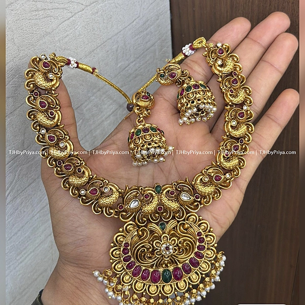 Budget Friendly Peacock Necklace