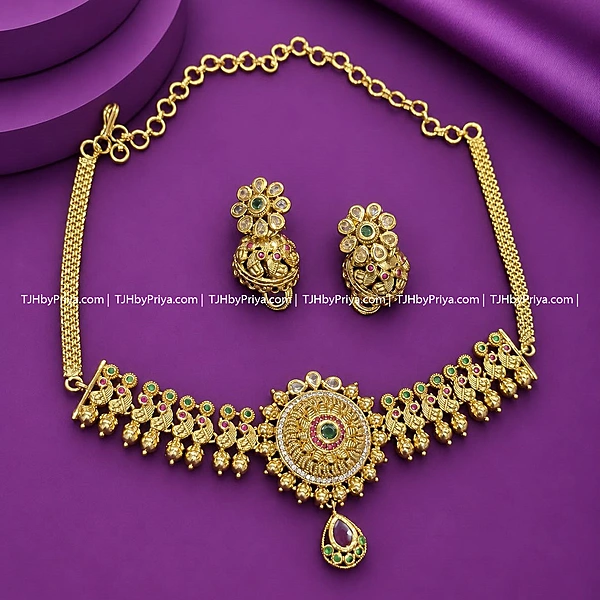 Premium Gold Alike Choker Set (TJH 448)