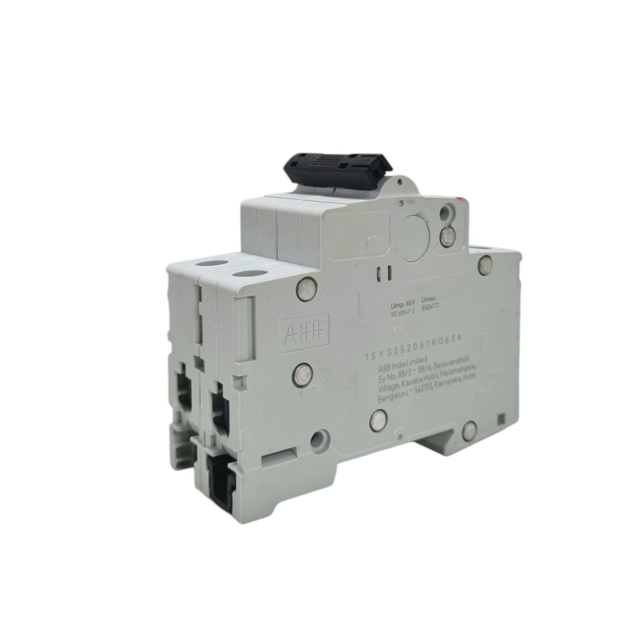 ABB  63A 2-Pole DC MCB – 500V Solar Application