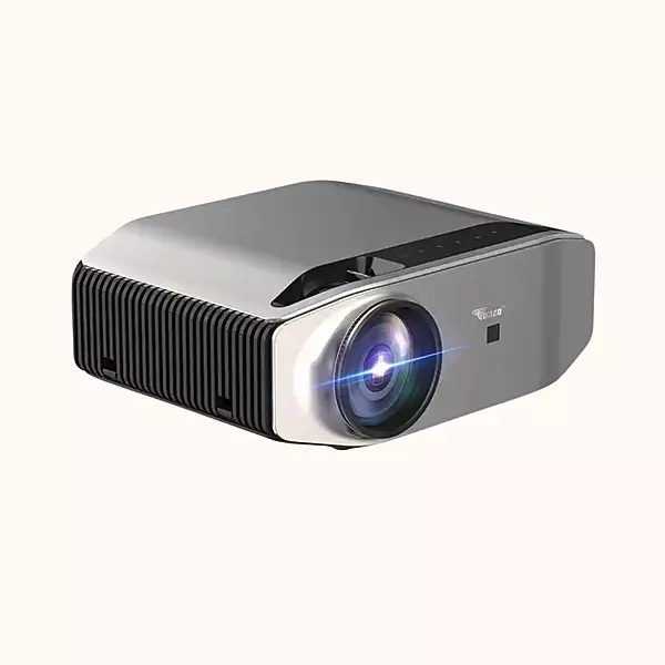 TONZO Android FHD Projector, 1080p Native, 300" Screen, Preinstalled OTT, LS 850, Gray