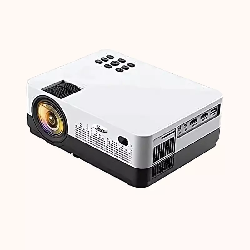 TONZO Android FHD Projector 1080p, Native 4K Support, 4500 LED Lumens, 300" , Wi-Fi & Bluetooth, X PRO_ANDROID 9.0, White