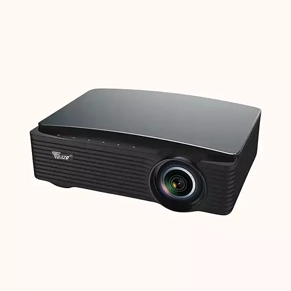 TONZO Android Projector 1080p Native 4K Support, 8000 Lumens, 300" , LS 855, Black