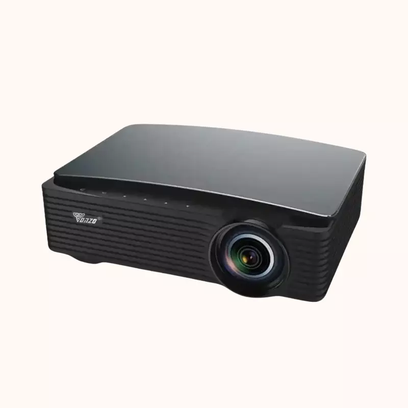 TONZO Android Projector 1080p Native 4K Support, 8000 Lumens, 300" , LS 855, Black