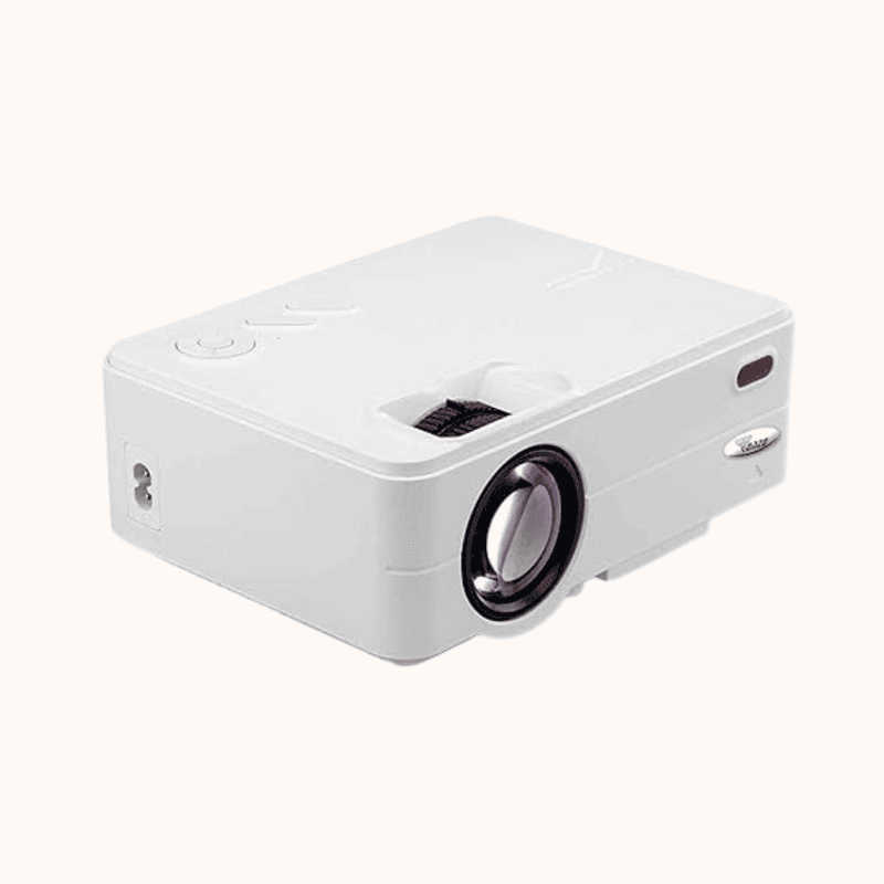 TONZO LED Projector, 1080P Support, 720P Native, 150" Screen, LS-112, White