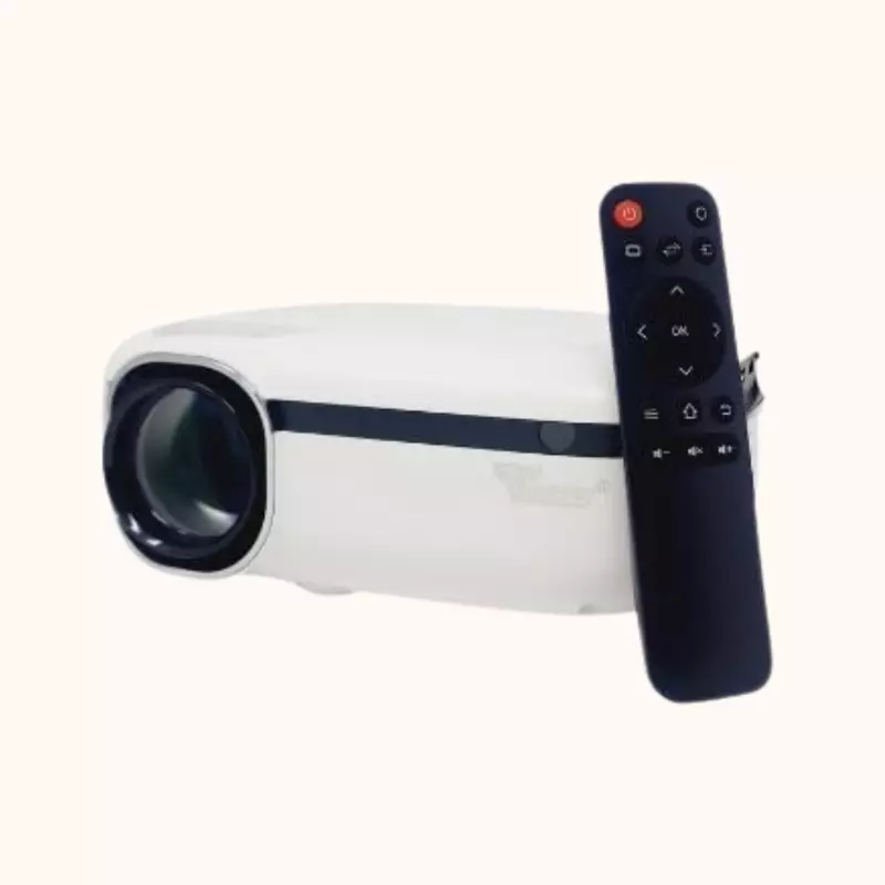 TONZO LED Projector, 1080p Support, 3500 Lumens, 250" Screen, HDMI, LS 212, White