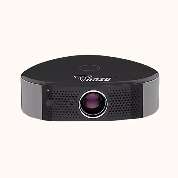 TONZO Portable Projector, 720p, 5000 Lumens, Android 9.0, Wi-Fi, HDMI/USB, Cinema X-3, Black