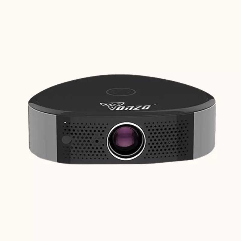 TONZO Portable Projector, 720p, 5000 Lumens, Android 9.0, Wi-Fi, HDMI/USB, Cinema X-3, Black