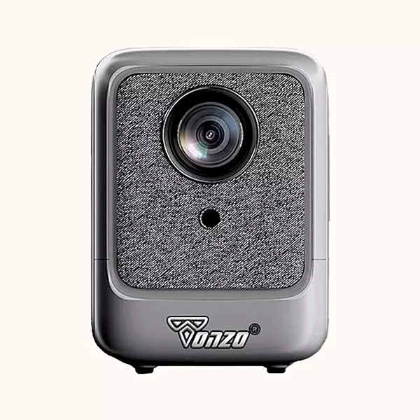 TONZO Projector 1280x720 HD, 4000 Lumens, Android 9.0, Wi-Fi, Cinema X-2, Silver