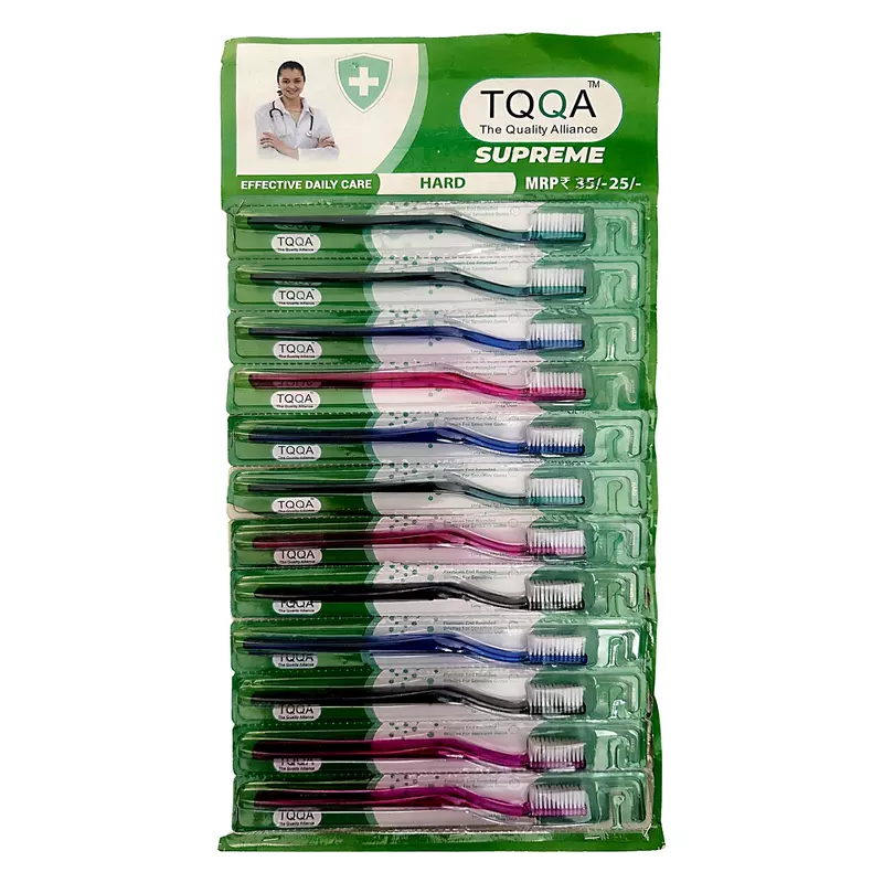 Toothbrush - Hard - Set of 12