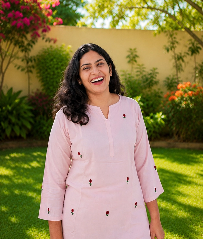 Rosy Petal Kurta Set