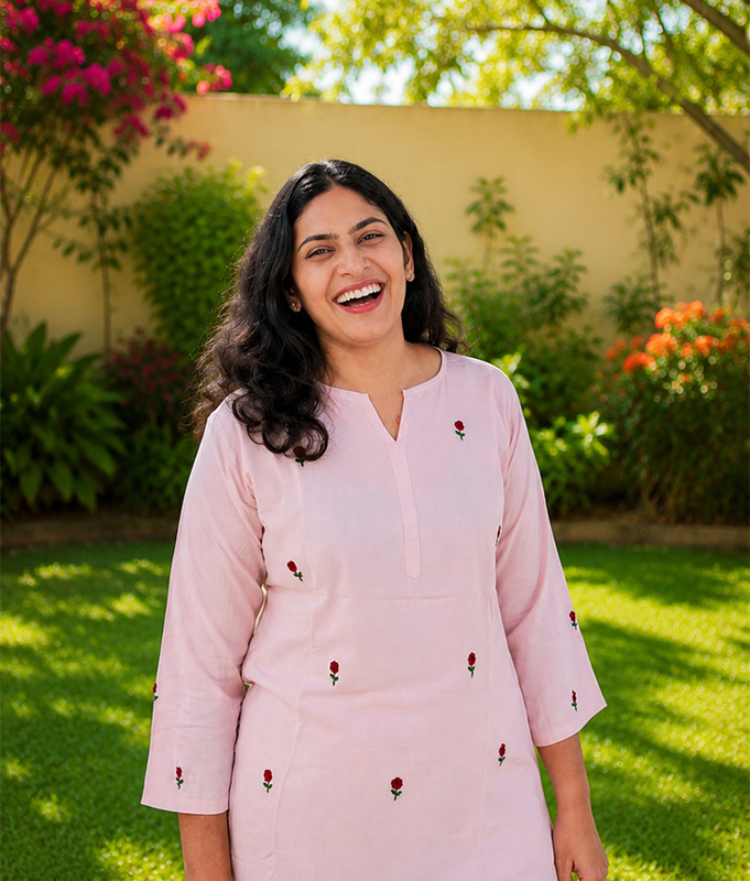 Rosy Petal Kurta Set