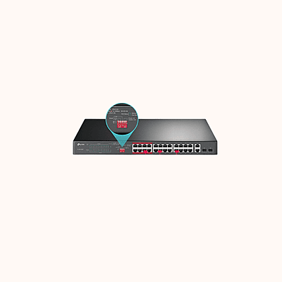 TP-Link 24 Port Fast Ethernet PoE Switch | 24 PoE+ Ports (TL-SL1226P)