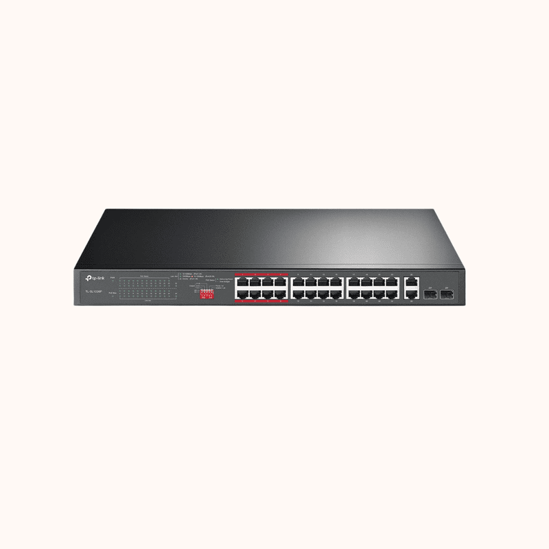 TP-Link 24 Port Fast Ethernet PoE Switch | 24 PoE+ Ports (TL-SL1226P) New - Buy Online India