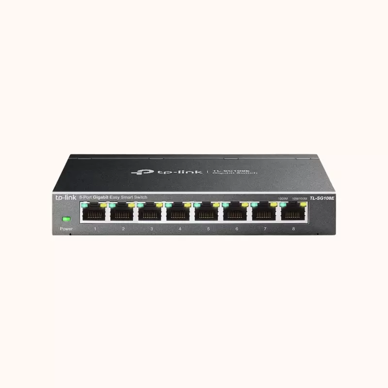 TP-Link 8-Port Gigabit Easy Smart Switch-TL-SG108E V6