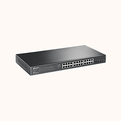 TP-Link JetStream 28-Port Gigabit Smart Switch with 24-Port PoE+ (SG2428P) New - Buy Online India