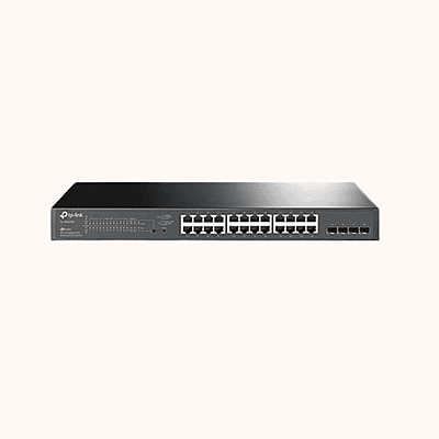TP-Link JetStream 28-Port Gigabit Smart Switch with 24-Port PoE+ (SG2428P) New - Buy Online India
