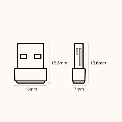 TP-Link USB Wi-Fi T600U Nano (AC600)