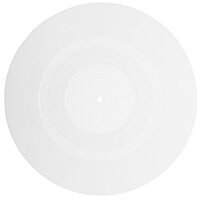 Turntable Platter LP - Silicone Rubber Mat - White - TP-SRMW