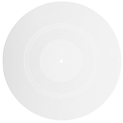 Turntable Platter LP - Silicone Rubber Mat - White - TP-SRMW