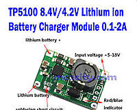 TP5100 4.2V/8.4V Li-ion Battery Charging Module (Single/Dual Cell)