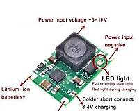 TP5100 4.2V/8.4V Li-ion Battery Charging Module (Single/Dual Cell)