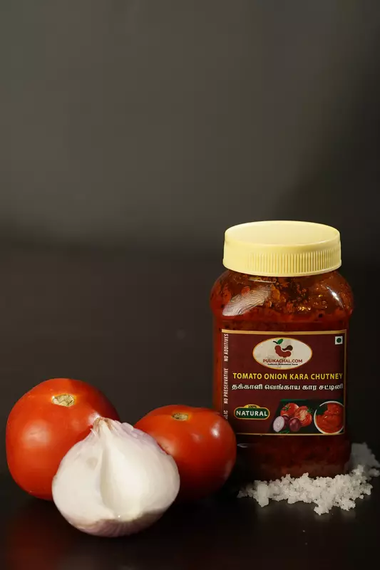 Tomato Onion kara chutney 