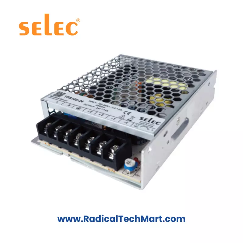 Selec TPS120 Panel Mount 120W Power Supply front view