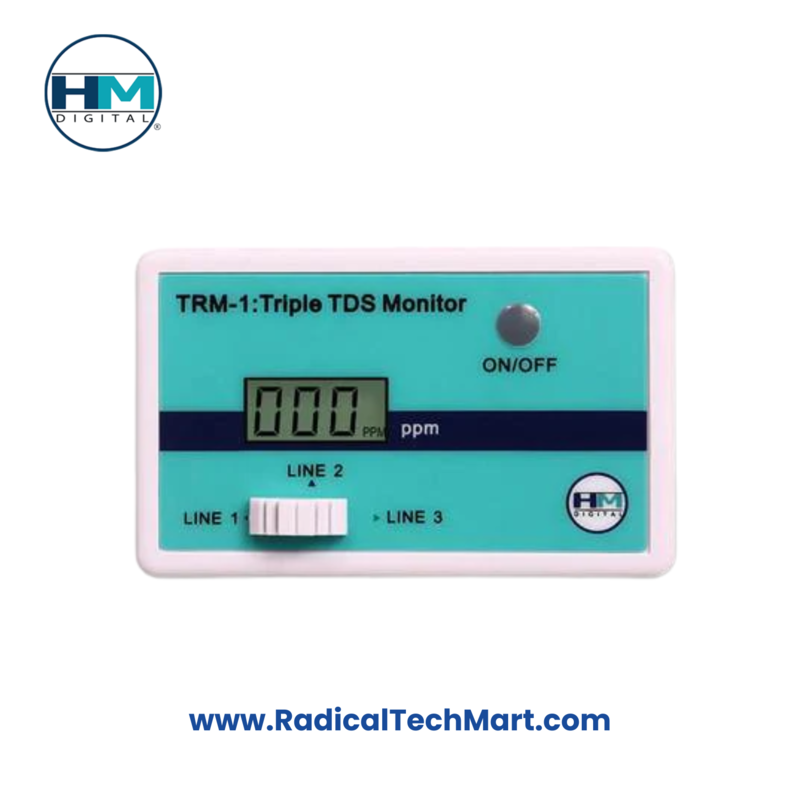 HM Digital TRM-1 Triple In-Line TDS Monitor with Three Probes