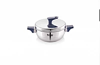 Sonu Tiros Triply Stainless Steel Multi-Kadai| Idli Maker, Dhokla Steamer, Steaming Plates