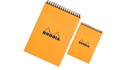 RHODIA WIREBOUND PAD (TOPBOUND)-ORANGE RHODIA WIREBOUND PAD (TOPBOUND)-ORANGE