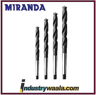 Miranda 38.00 MM X 1.1/2 Inch X 400 MM OAL Extra Long Series HSS Taper Shank Drills