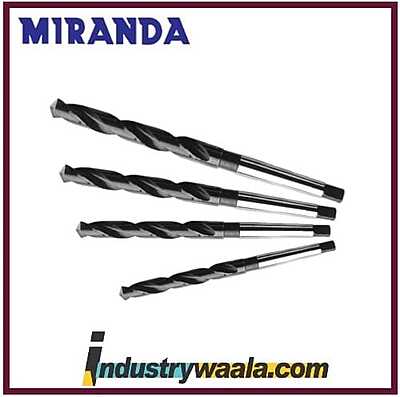 Miranda 29.50 MM X 450 MM OAL Extra Long Series HSS Taper Shank Drills offer superior deep-hole drilling performance with high-speed steel.
