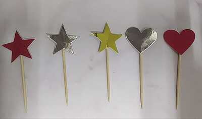 Topper Toothpick Shape Set of 20
