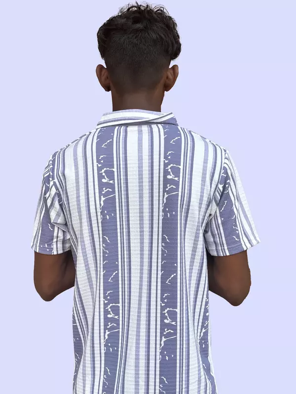 PRINTED TSHIRT PURPLE