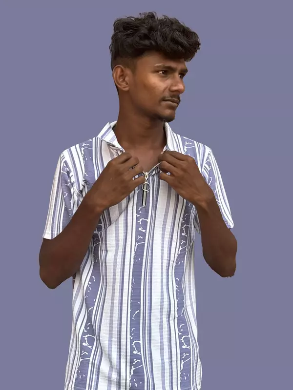 PRINTED TSHIRT PURPLE