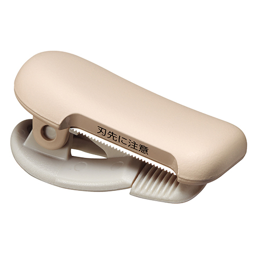 Kokuyo Tape Cutter Karucut Clip for 10-15mm Width Pastel Brown