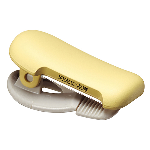 Kokuyo Tape Cutter Karucut Clip for 10-15mm Width Pastel Yellow