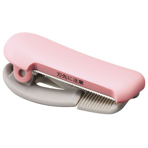 Kokuyo Tape Cutter Karucut Clip for 20-25mm Width Light Pink