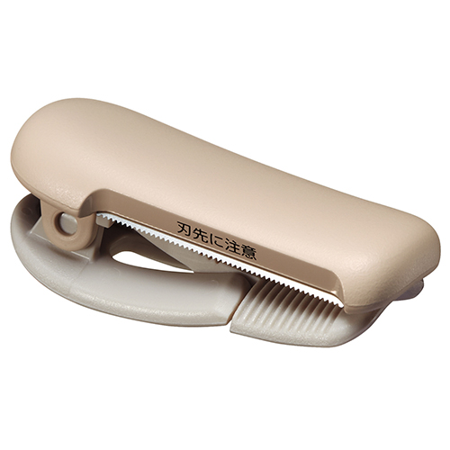 Kokuyo Tape Cutter Karucut Clip for 20-25mm Width Pastel Brown