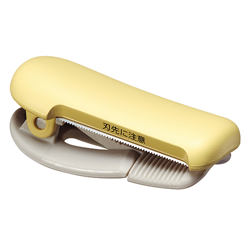 Kokuyo Tape Cutter Karucut Clip for 20-25mm Width Pastel Yellow