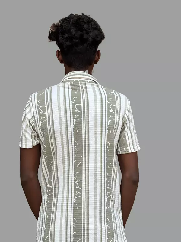 PRINTED TSHIRT PASTEL GREEN