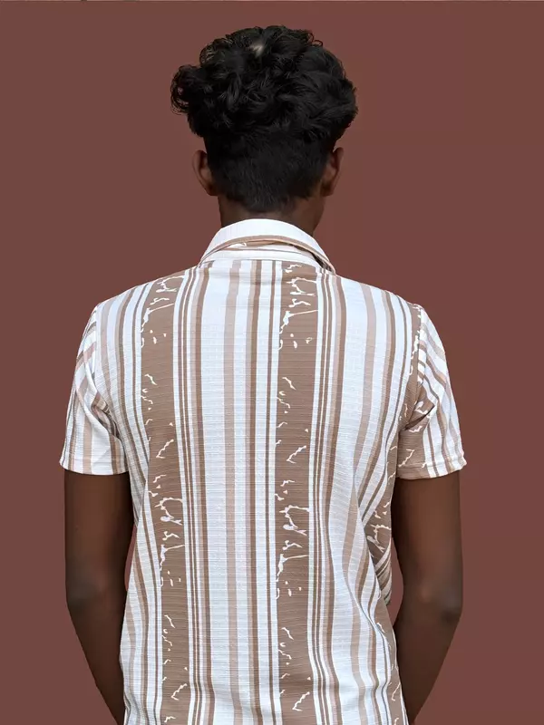 PRINTED TSHIRT BROWN