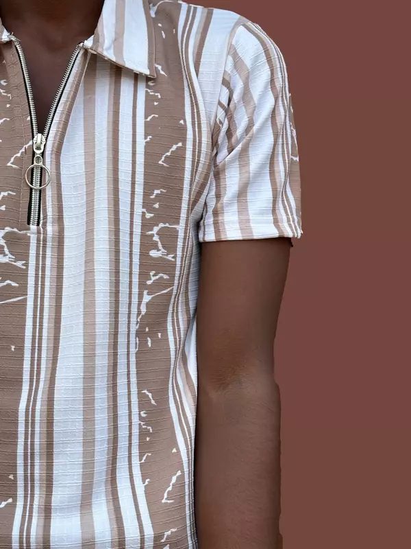 PRINTED TSHIRT BROWN