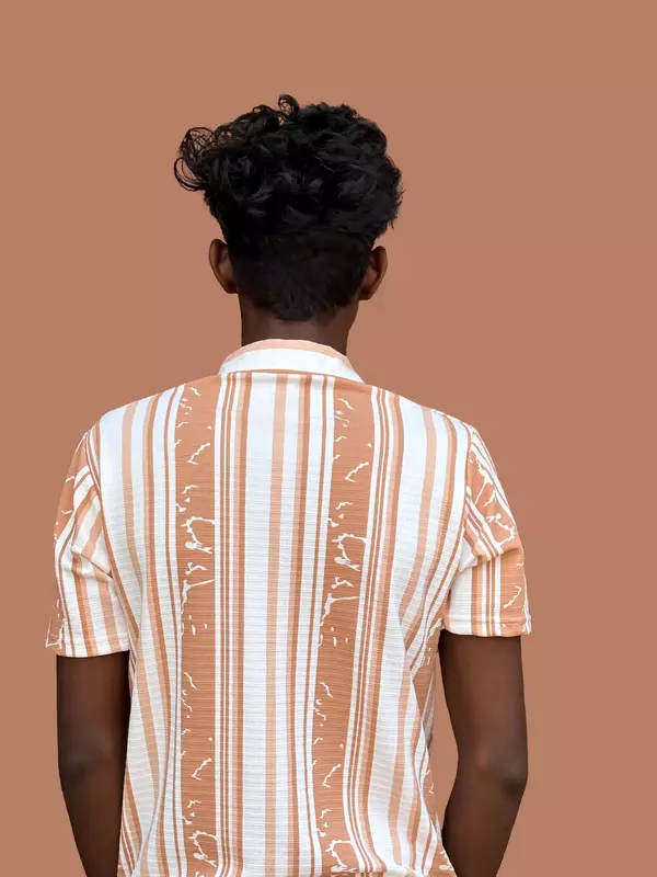 PRINTED TSHIRT ORANGE