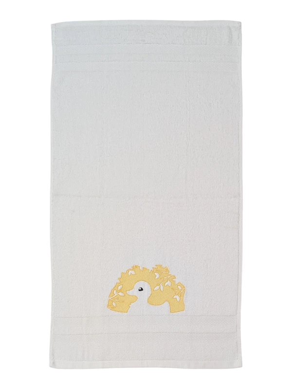 Rabbit and Duck Embroidered Hand Towel Set of 2