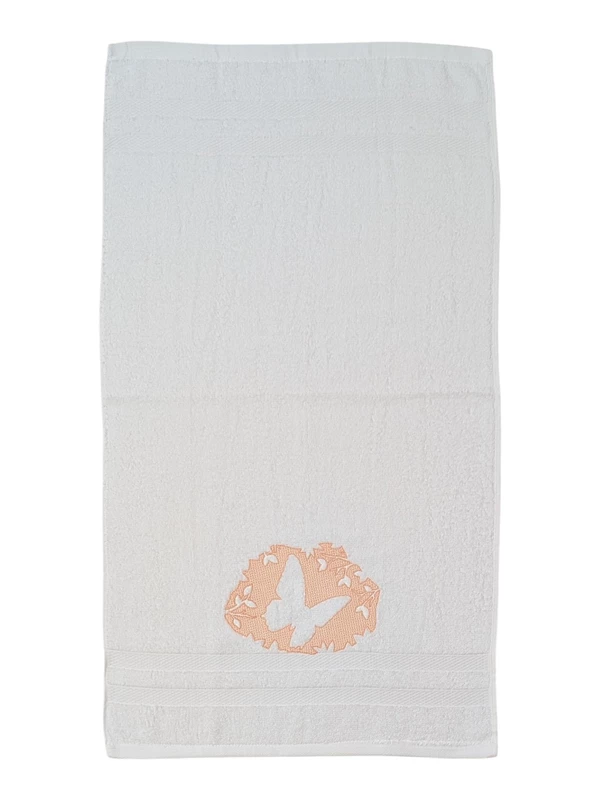 Butterfly and Bumble Bee Embroidered Hand Towel Set of 2